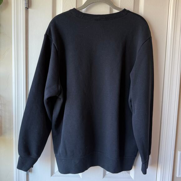 Nike Womens Black Glam Dunk Gold Chain Pullover Sweatshirt Medium - Picture 6 of 6